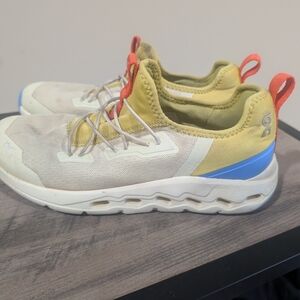 ON Cloudnova Lace-Up Sneakers in Yellow, Blue & Coral